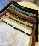 Short alfaiataria com cinto c e zíper