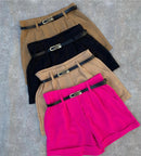 Short alfaiataria basic+cinto