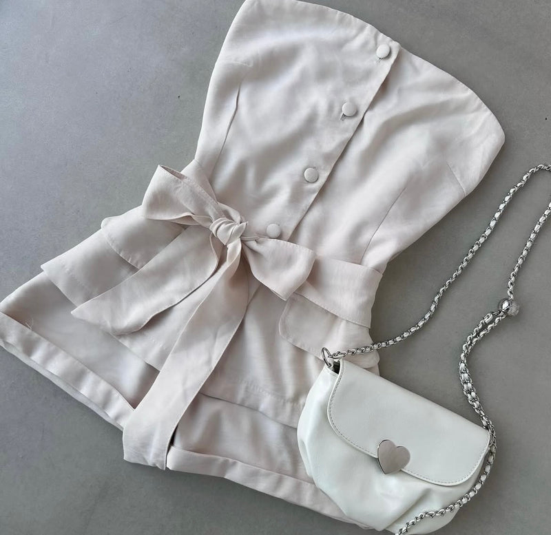 Conjunto alfaiataria premium Lorena com zíper