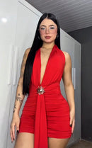 Vestido Rayssa premium(ajuste de valor por conta do detalhe dourado)