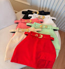 Short saia com cinto(PROMOÇÃO) últimas unidades**