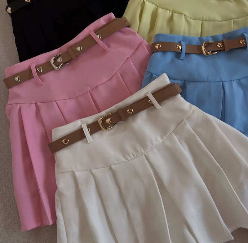 Short saia plinçado no tecido Dior