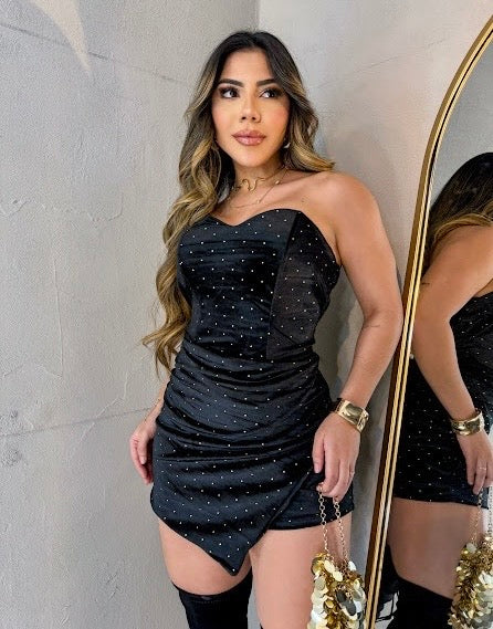 Conjunto moda balada strass